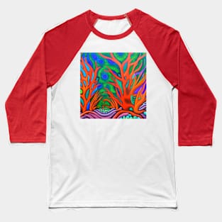 Coral and Algae Bloom Baseball T-Shirt